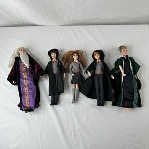 2018 Set of 5 Harry Potter Wizarding World Dolls Figures by Mattel Harry Ron Etc